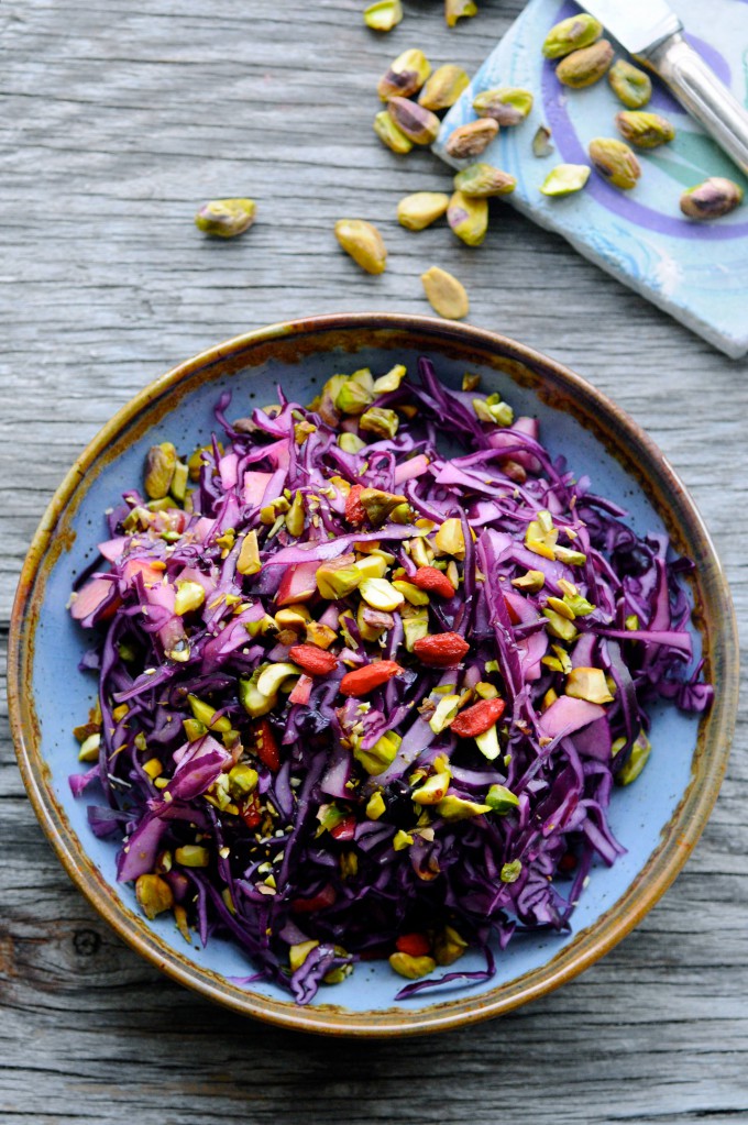 Red Cabbage Salad with Ginger | Karlas Nordic Kitchen
